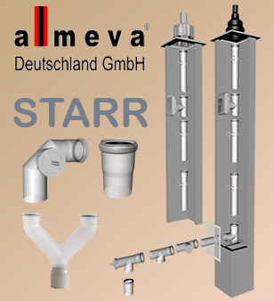 Almeva STARR rigid gas flue system